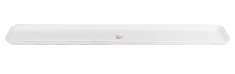 Поддон для балконного ящика 100 см белый